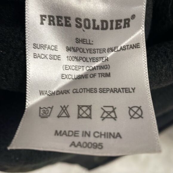 Free Soldier Tactical Waterproof Softshell Hooded Hiking Jacket Large Camo - Picture 14 of 16